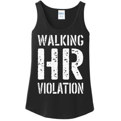 Walking HR Violation Human Resources Ladies Essential Tank