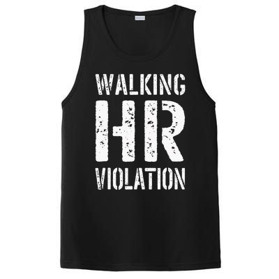 Walking Hr Violation Human Resources PosiCharge Competitor Tank