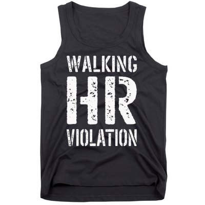 Walking Hr Violation Human Resources Tank Top