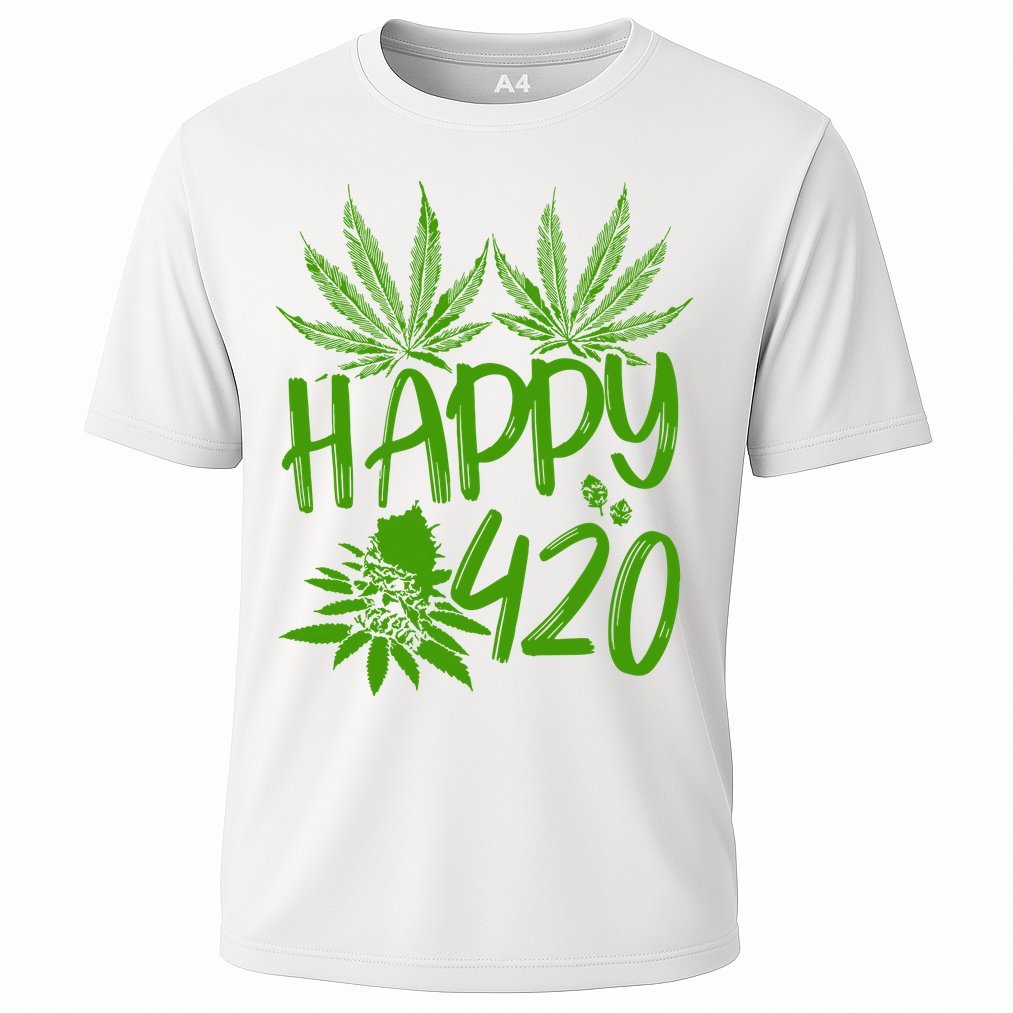 Weed Heart Valentines Day Cannabis 420 Performance Shirt