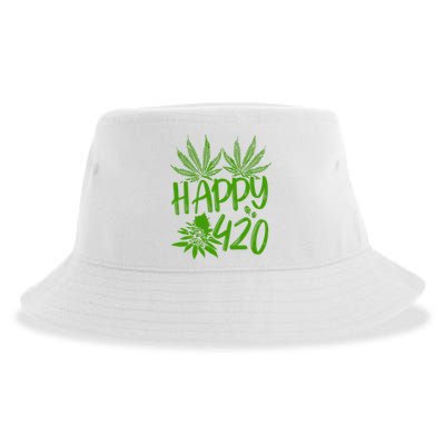 Weed Heart Valentines Day Cannabis 420 Sustainable Bucket Hat