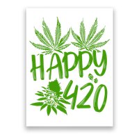 Weed Heart Valentines Day Cannabis 420 Poster