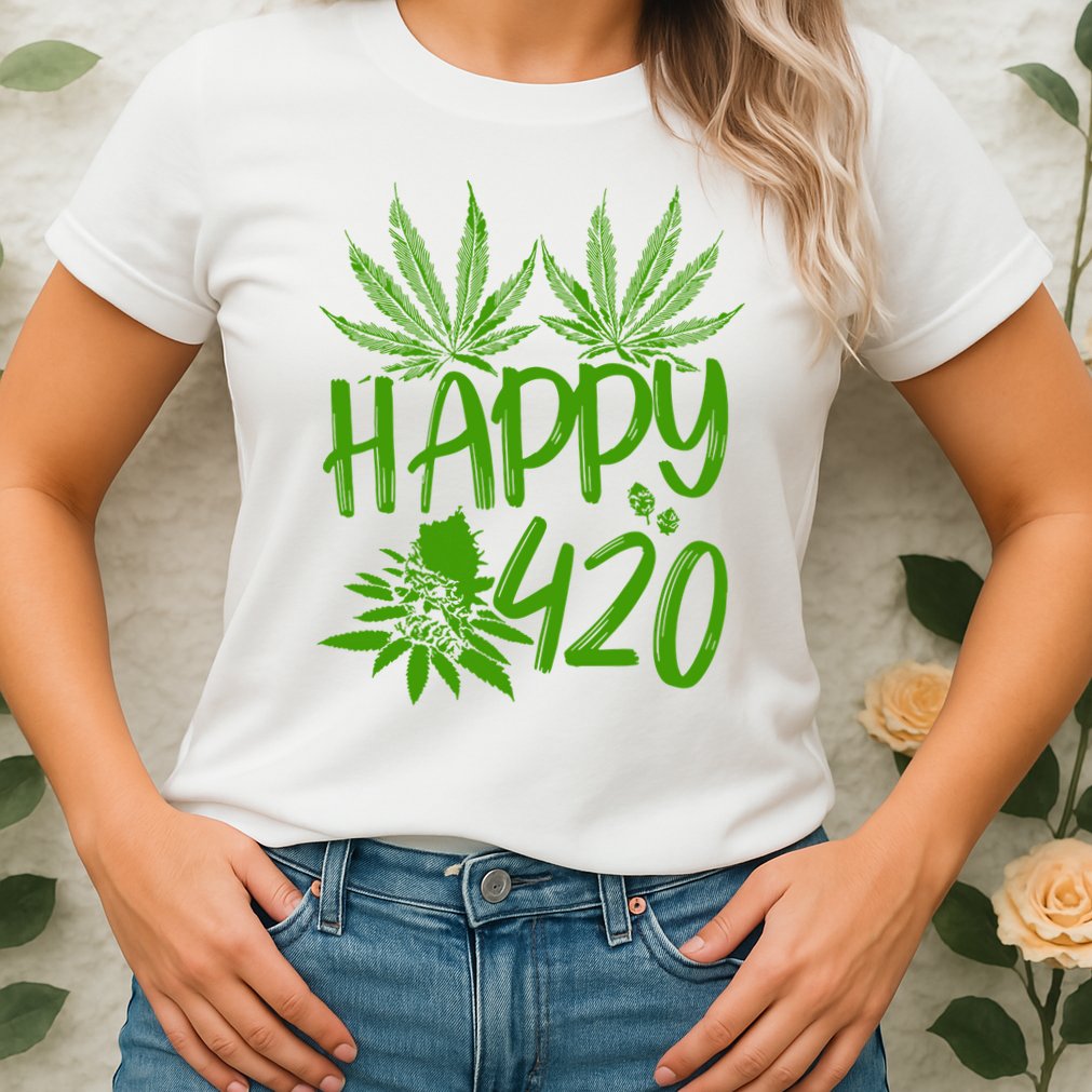 Weed Heart Valentines Day Cannabis 420 Womens T-Shirt