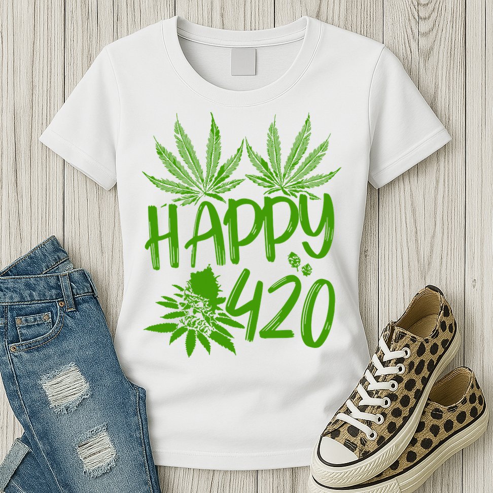 Weed Heart Valentines Day Cannabis 420 Womens T-Shirt