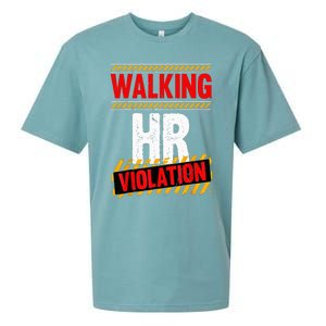 Walking hr violation Sueded Cloud Jersey T-Shirt