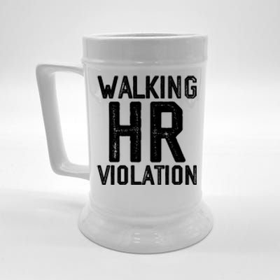 Walking HR Violation HR Human Resources Nightmare Beer Stein