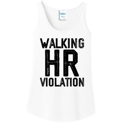 Walking HR Violation HR Human Resources Nightmare Ladies Essential Tank