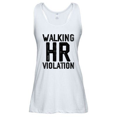 Walking HR Violation HR Human Resources Nightmare Ladies Essential Flowy Tank