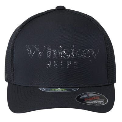 Whiskey Helps Flexfit Unipanel Trucker Cap