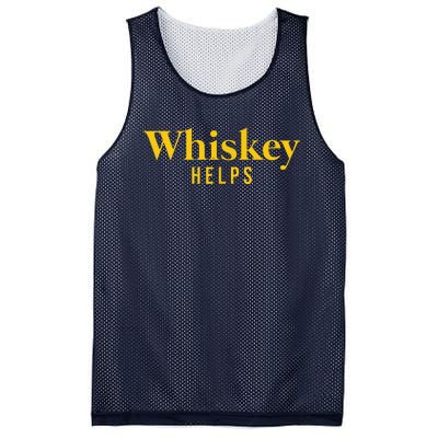 Whiskey Helps Mesh Reversible Basketball Jersey Tank