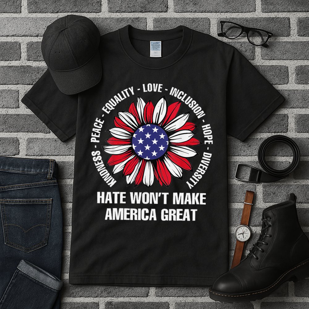 Women Hate Wont Make America Great Gift Tall T-Shirt