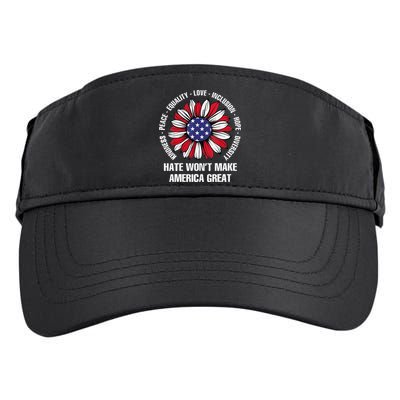 Women Hate Wont Make America Great Gift Adult Drive Performance Visor