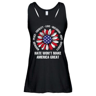 Women Hate Wont Make America Great Gift Ladies Essential Flowy Tank