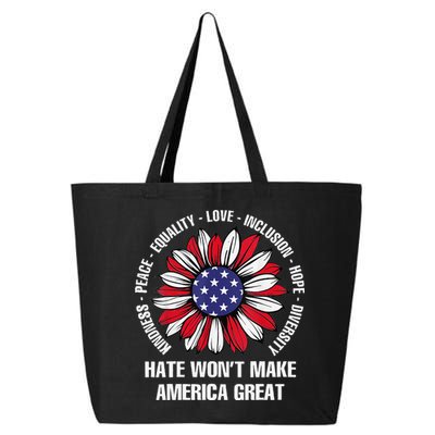 Women Hate Wont Make America Great Gift 25L Jumbo Tote