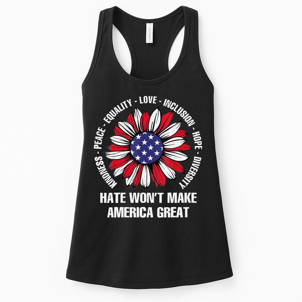 Women Hate Wont Make America Great Gift Womens Tank Top