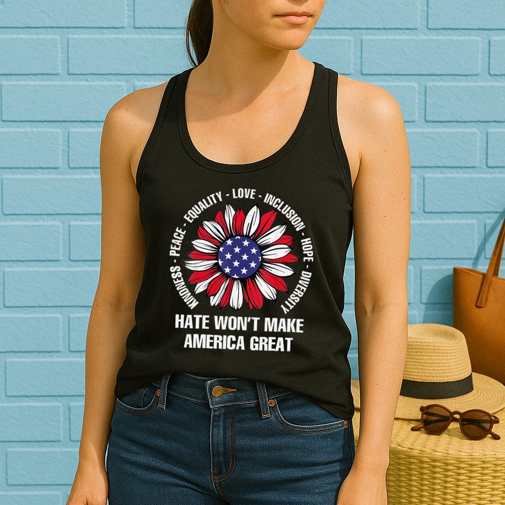 Women Hate Wont Make America Great Gift Womens Tank Top