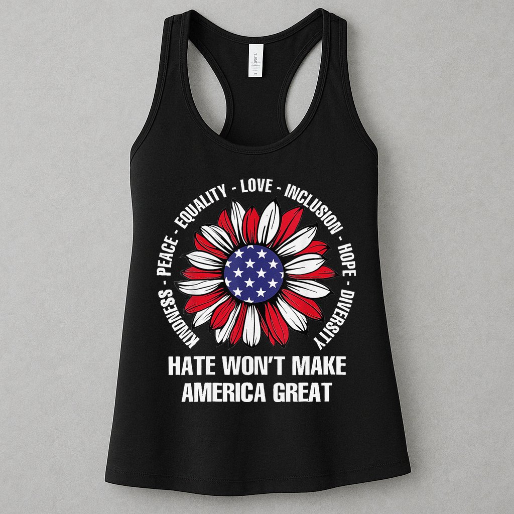 Women Hate Wont Make America Great Gift Womens Tank Top