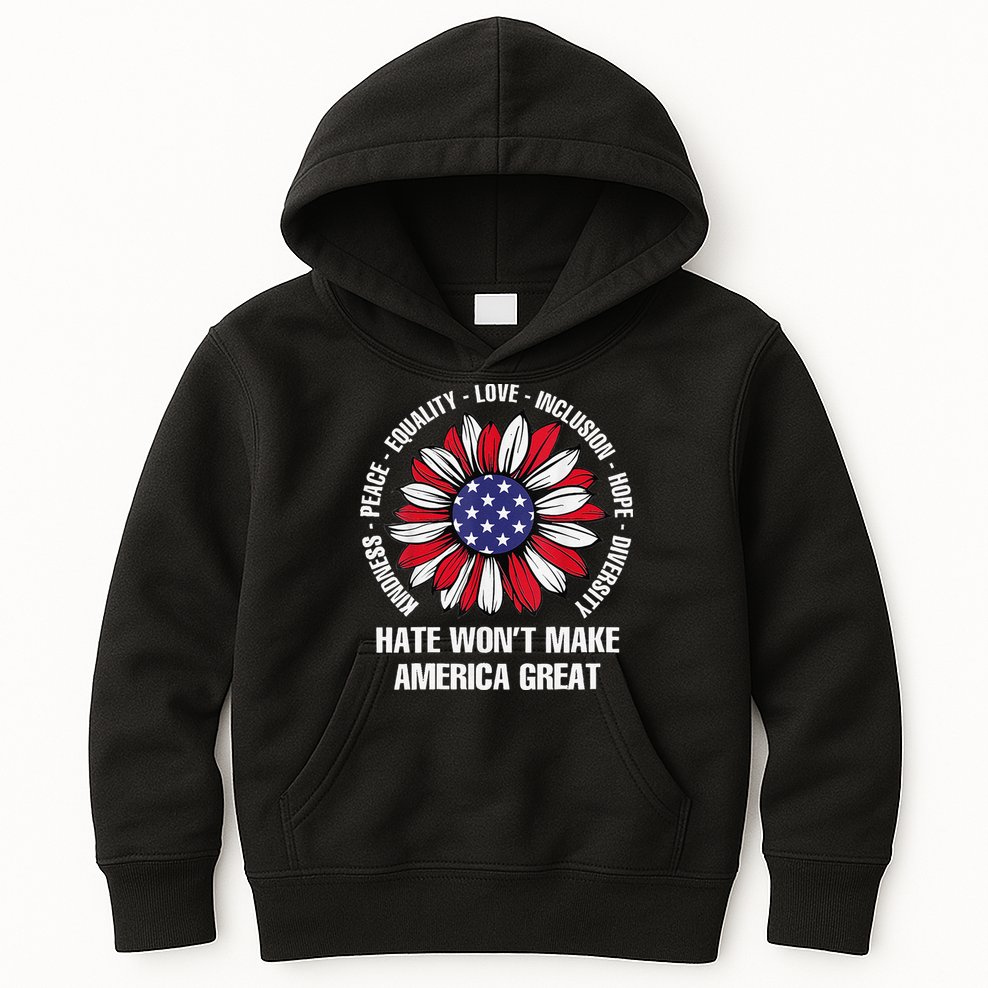 Women Hate Wont Make America Great Gift Kids Hoodie