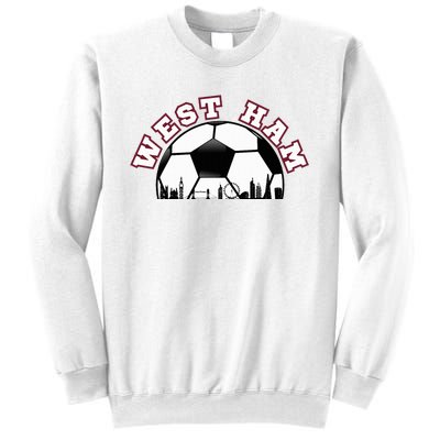 West Ham West Ham Uk Cityscape Skyline Sweatshirt