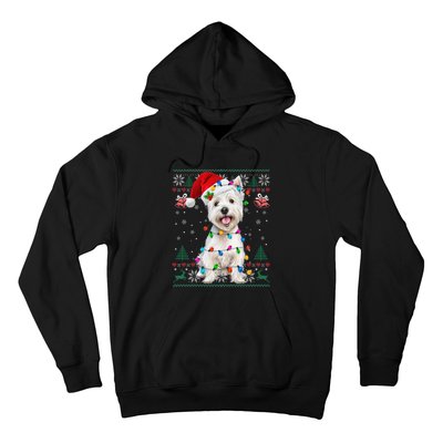 West Highland White Terrier Christmas Ugly Sweater Xmas Hoodie