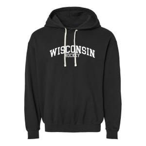 Wisconsin Hockey Garment-Dyed Fleece Hoodie