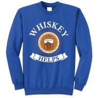 Whiskey Helps Whisky Ing Drunk Alcohol Er Gift Tall Sweatshirt