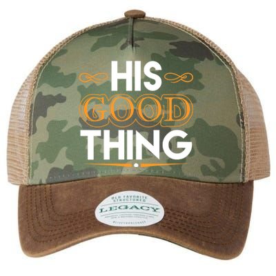 Wo He Who Finds His Good Thing Proverbs 18 22 Matching Couple V-Neck Legacy Tie Dye Trucker Hat