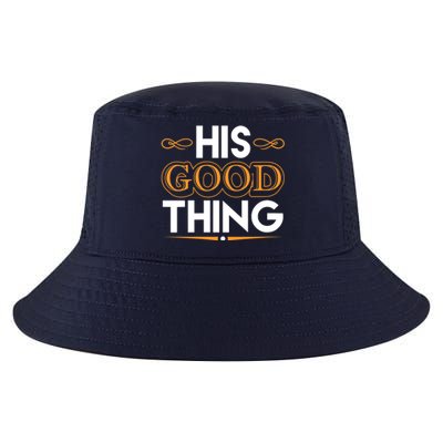 Wo He Who Finds His Good Thing Proverbs 18 22 Matching Couple V-Neck Cool Comfort Performance Bucket Hat