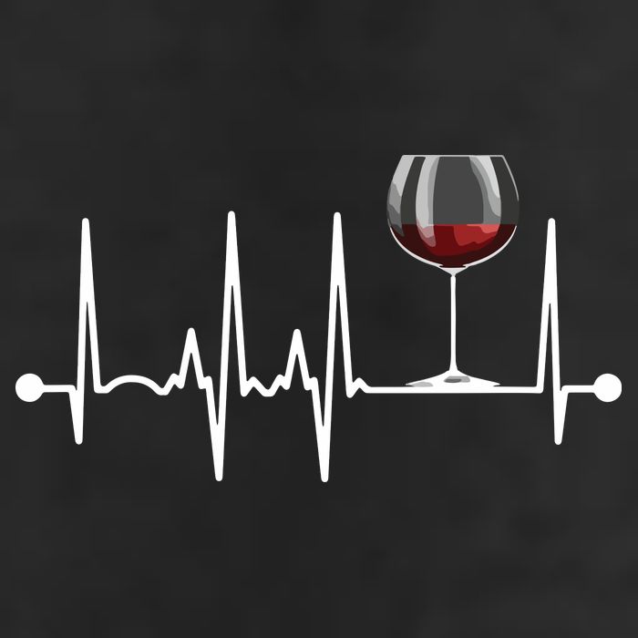 Wine Heartbeat Wine Drinker Lover Tasting Gift Wine Glass Adult Drive Performance Visor