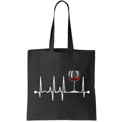 Wine Heartbeat Wine Drinker Lover Tasting Gift Wine Glass Bag