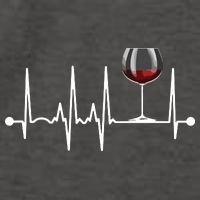 Wine Heartbeat Wine Drinker Lover Tasting Gift Wine Glass Vector Backpack