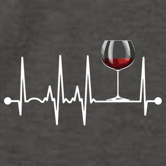 Wine Heartbeat Wine Drinker Lover Tasting Gift Wine Glass Vector Backpack