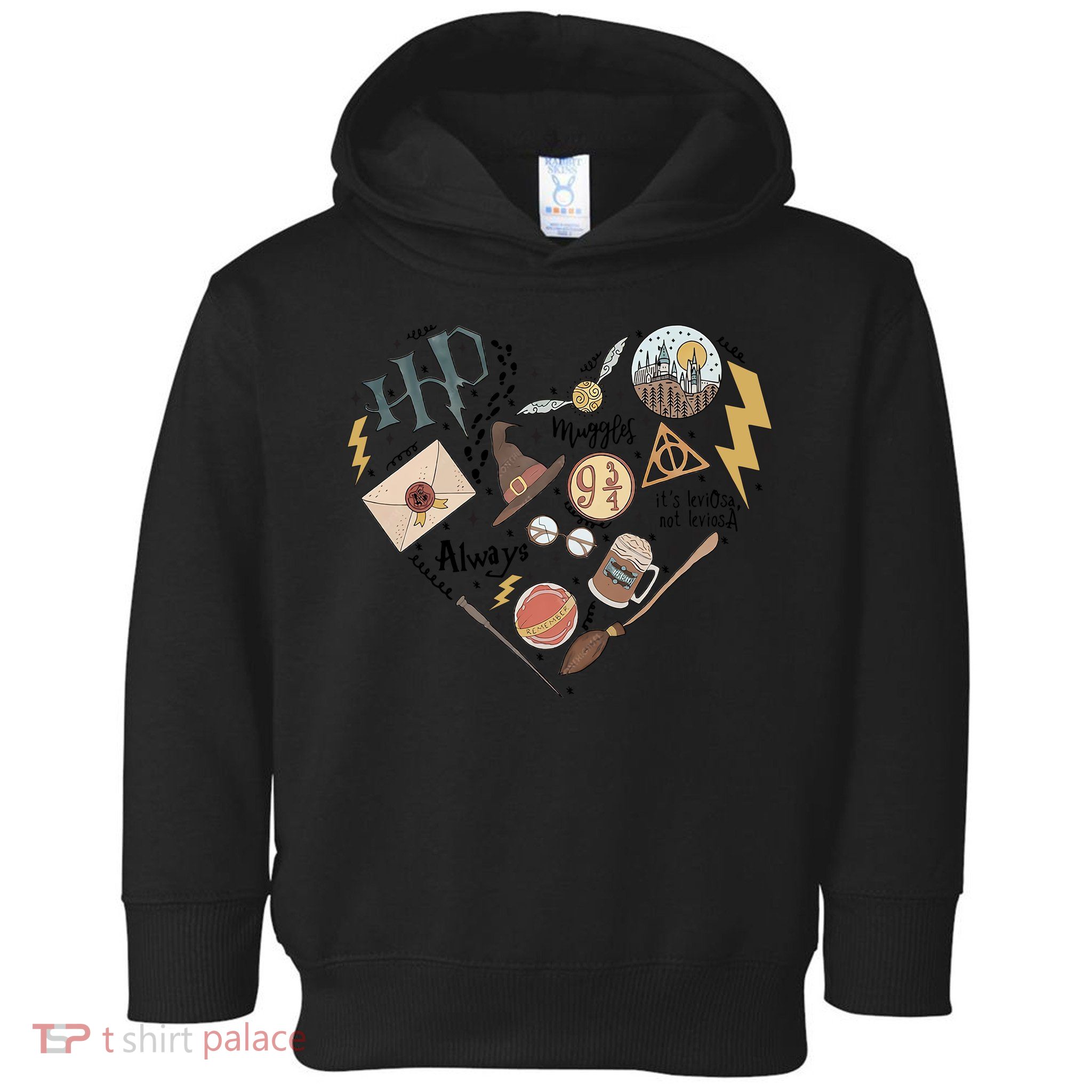 Witch Heart Wizard Lover Magical Trending Gift Idea Toddler Hoodie