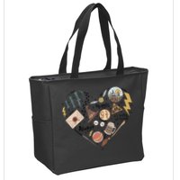Witch Heart Wizard Lover Magical Trending Gift Idea Zip Tote Bag