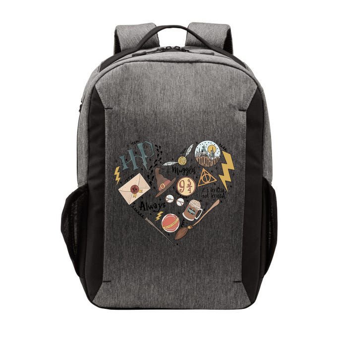 Witch Heart Wizard Lover Magical Trending Gift Idea Vector Backpack