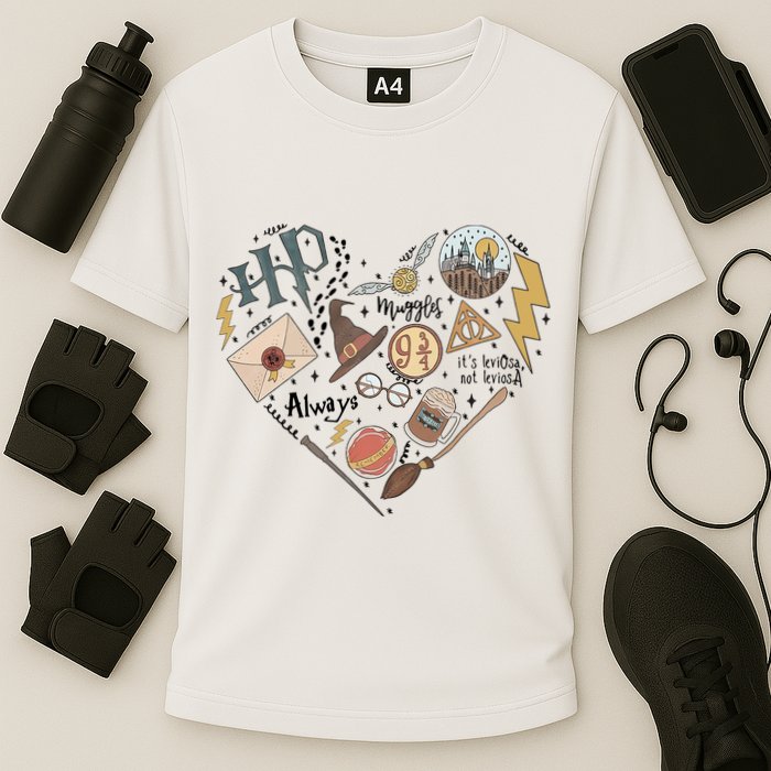 Witch Heart Wizard Lover Magical Trending Gift Idea Cooling Performance Crew T-Shirt