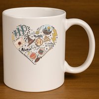 Witch Heart Wizard Lover Magical Trending Gift Idea 11oz C Handle Ceramic Mug