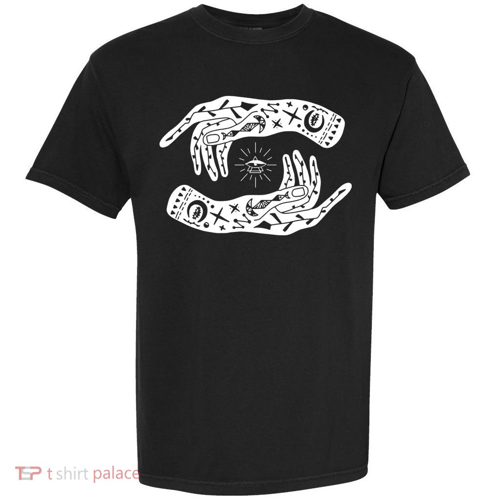 Witch Hands Wicca Pagan Witchcraft Witchy Garment-Dyed Heavyweight T-Shirt