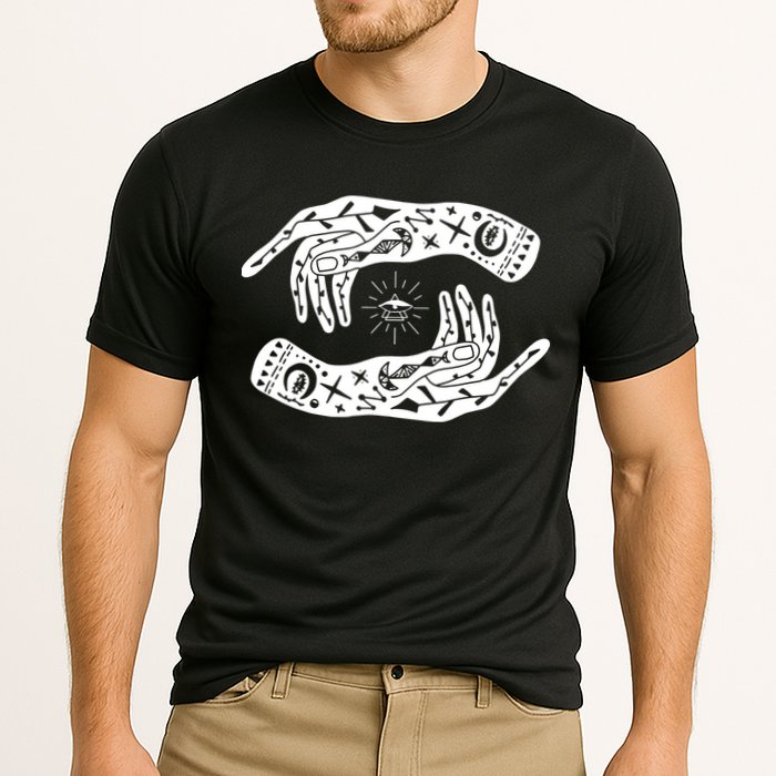 Witch Hands Wicca Pagan Witchcraft Witchy Cooling Performance Crew T-Shirt