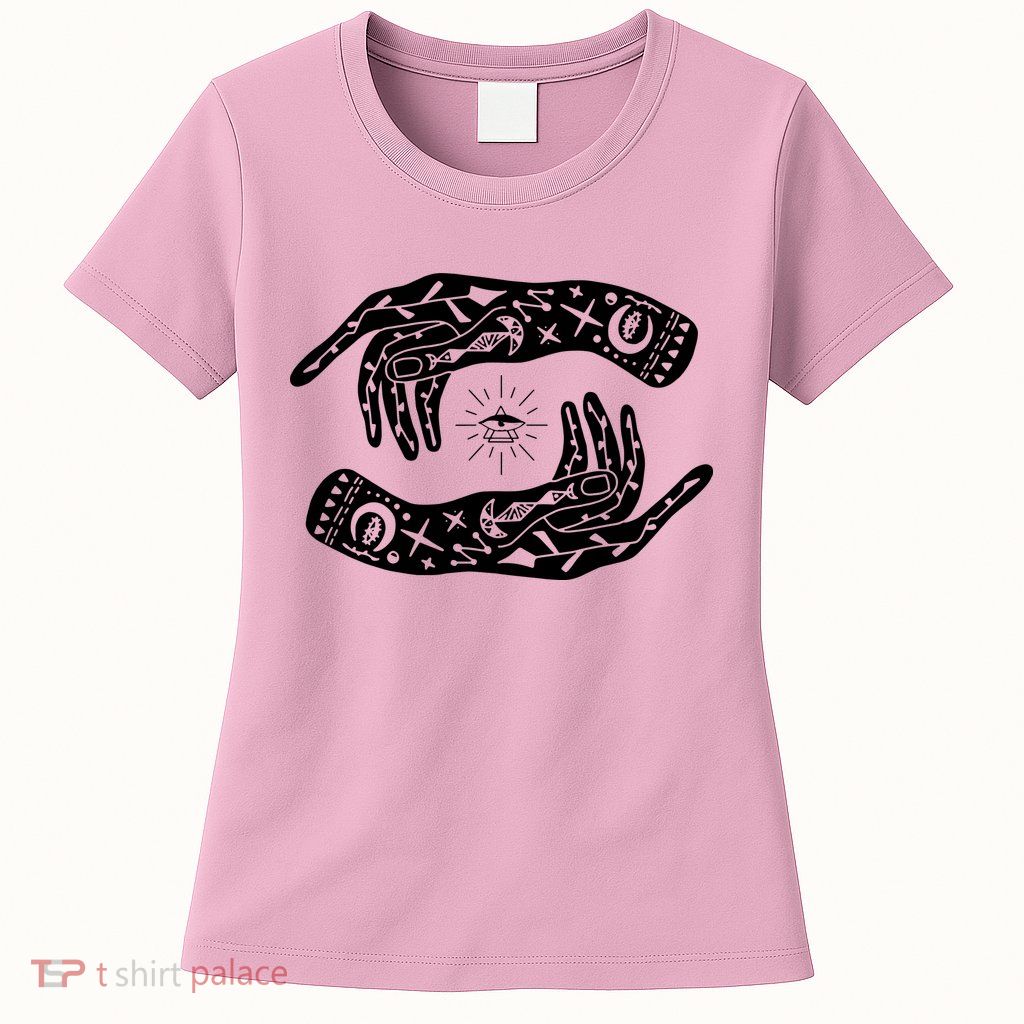 Witch Hands Wicca Pagan Witchcraft Witchy Womens T-Shirt
