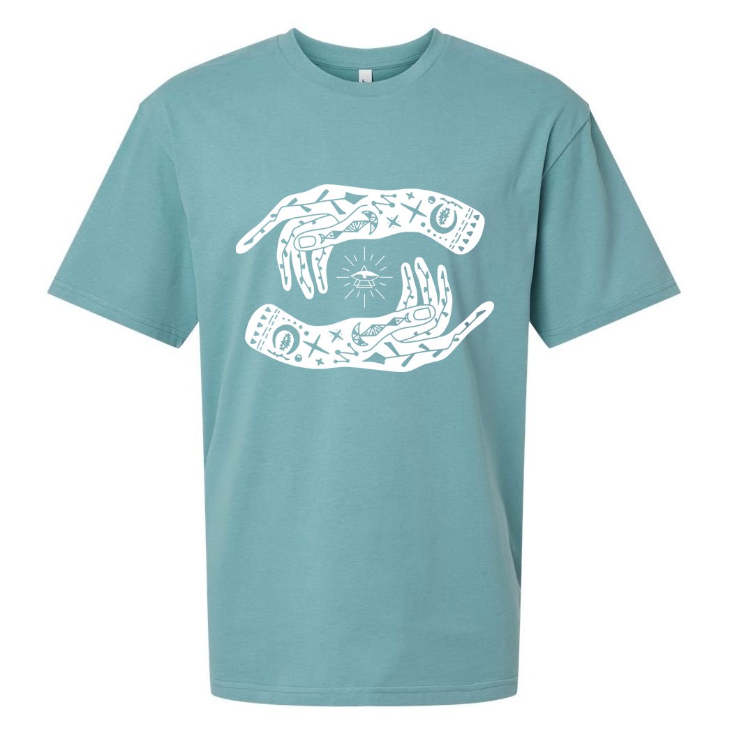 Witch Hands Wicca Pagan Witchcraft Witchy Sueded Cloud Jersey T-Shirt