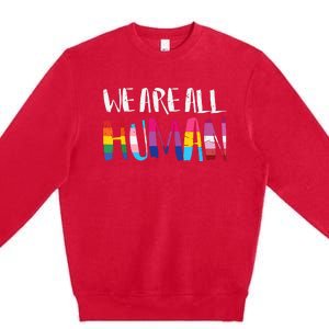 Weareall Human Premium Crewneck Sweatshirt