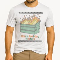 Warm Holiday Wishes Trash Can Flame Ugly Christmas Performance Shirt