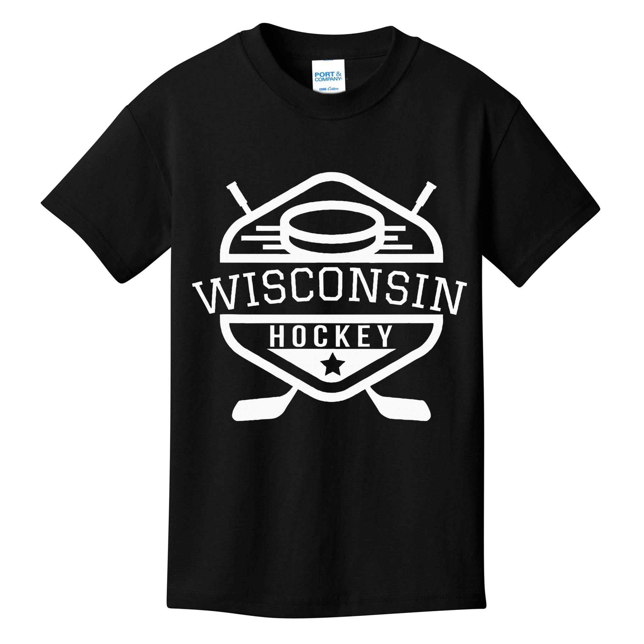 Wisconsin Hockey Kids T-Shirt
