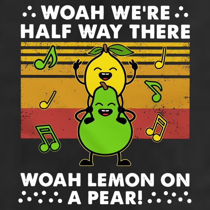 WeRe Half Way There Woah Summer Lemon On A Pear Happy Cool Comfort Performance Bucket Hat