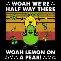 WeRe Half Way There Woah Summer Lemon On A Pear Happy Bucket Hat