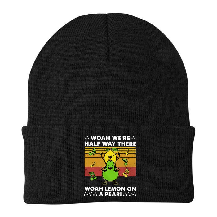 WeRe Half Way There Woah Summer Lemon On A Pear Happy Beanie