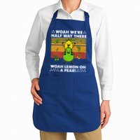 WeRe Half Way There Woah Summer Lemon On A Pear Happy Apron