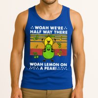 WeRe Half Way There Woah Summer Lemon On A Pear Happy Tank Top