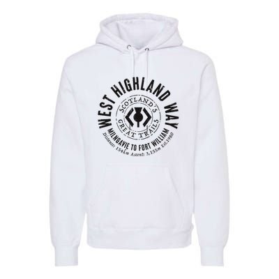 West Highland Way Scotland Great Hikes Premium Hoodie